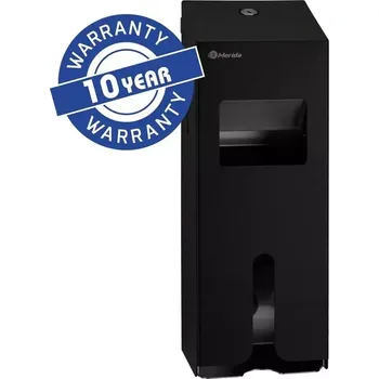 Zásobník na papírové ručníky Merida Stella Zásobník na hygienické vložky a tampony nerez mat černý