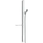 Hansgrohe Unica, sprchová tyč E 900 mm se sprchovou hadicí Isiflex 1600 mm, bílá/chromová, HAN-27640400 195752324