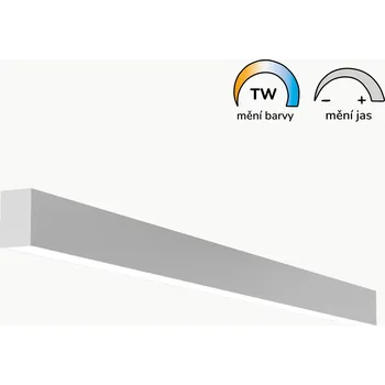 Plnospektrální LED svítidlo LikeSun NY-W DI 1432 mm s horním přisvícením - Slabší 25+20 W, Večerní a noční, Chytré drátové DALI