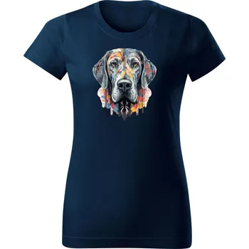 Chrápátko Dámské tričko GREAT DANE 1 Velikost: 3XL, Barva: Černá