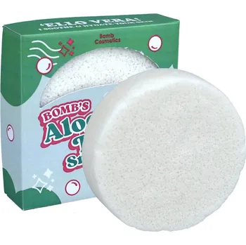 Pleťový krém Bomb Cosmetics Aloe There Smooth Ski Facial Buffer Aloe There Smooth Skin Facial Sponge hubka na obličej s aloe