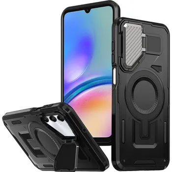 Pouzdro na mobilní telefon Pouzdro Techsuit CamVault MagSafe pro Samsung Galaxy A05s černé