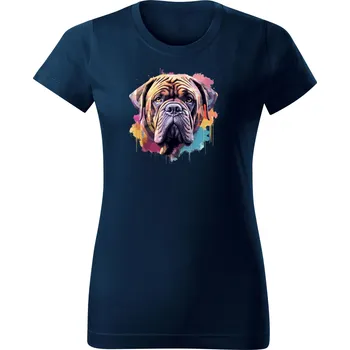 Chrápátko Dámské tričko MASTIFF 1 Velikost: 3XL, Barva: Modrá