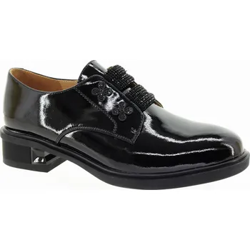 Dámské polobotky EPICA Dámské černé kožené polobotky K3K370050B-01-L-245 Velikost 38