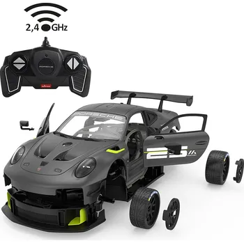 autíčko Jamara Porsche 911 GT2 RS Clubsport 25 1:18 grey 2,4 GHz construction kit