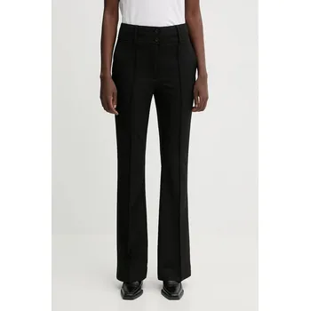 Dámské kalhoty Kalhoty AllSaints ASTRA dámské, černá barva, high waist, W042QD 99X, vel. 38