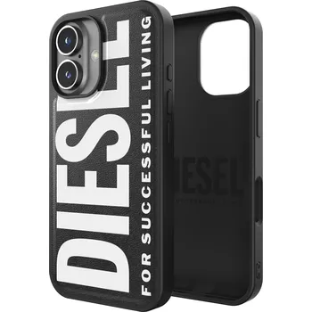 Pouzdro na mobilní telefon Diesel kryt pro iPhone 16 s Magsafe černo-bílý 60127