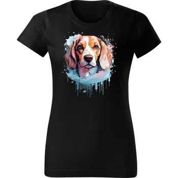 Dámské tričko Chrápátko Dámské tričko BEAGLE 1 Velikost: XS, Barva: Khaki