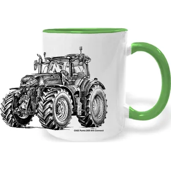 Hrnek - CASE Puma 260 AFS Connect Barva: Zelená