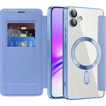 Pouzdro na mobilní telefon Pouzdro na knihu Techsuit SmartMag pro Samsung Galaxy A05 světle modré