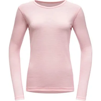 Dámské termoprádlo Dámské merino triko DEVOLD Breeze Merino 150 Shirt Wmn, Chalk Pink - L