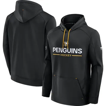 Pánská mikina Fanatics Pánská mikina Pittsburgh Penguins NHL Authentic Pro Rink Poly Fleece POH Velikost: 3XL