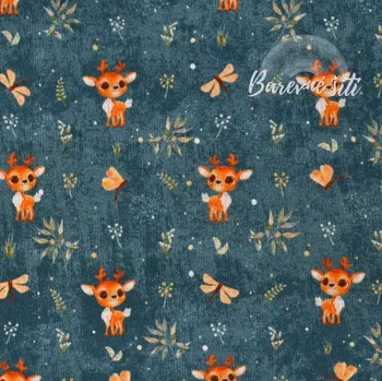 Warmkeeper Srnečky na zelené (E) (Hebký hřejivý warmkeeper)