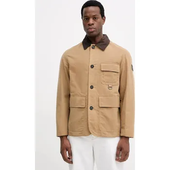 Bavlněná bunda Tommy Hilfiger MW0MW41925 béžová 80X, vel. S