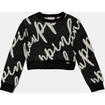 Dívčí svetr Dětský svetr Pinko Up černá barva, hřejivý, F4PIJGJP019 99X, vel. 140