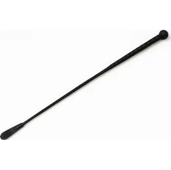 Jezdecký bičík Jezdecký bičík Profi oplétaný kožený bez poutka b.černá - doprava zdarma od 2 000 Kč