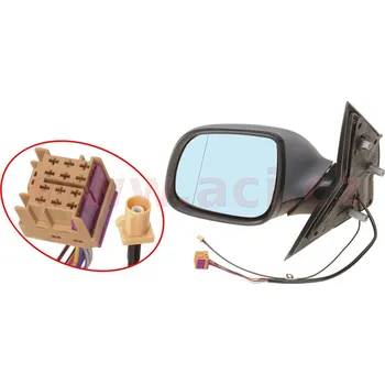 Auto zrcátko zp. zrcátko el. ovládané vyhřívané el.sklopné asférické s anténou pro lak (9pinů) L