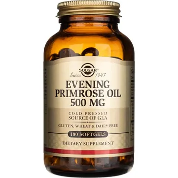 Rostlinný olej Solgar Večerní pupalkový olej 500 mg - 180 měkkých gelů