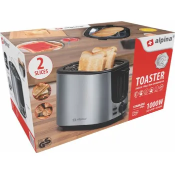 Topinkovač Topinkovač na 2 topinky nerez ocel 1000W ED-247350