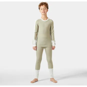 Set dětského termoprádla Juniorské termoprádlo Helly Hansen JR LIFA® Merino Midweight set - light lav velikost 152