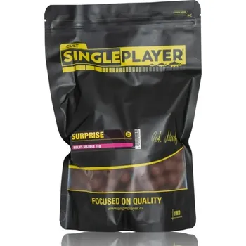 Boilies SINGLEPLAYER Rozpustné Boilies SOLUBLE SURPRISE - 20mm 1kg