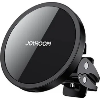 JOYROOM JR-ZS240 magnetický držák do auta do ventilační mřížky s bezdrátovým nabíjením pro iPhone - černý