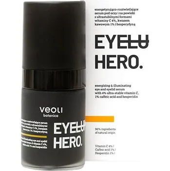 Pleťové sérum Veoli Botanica Eyeluminate Hero Energizující a rozjasňující sérum na oči a oční víčka 15ml