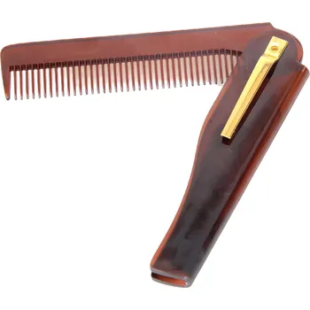 Péče o vousy Gaira® Skládací hřeben na vousy hnědý