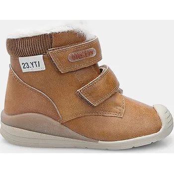 Dívčí zimní obuv Bubblegummers dětská kotníková bota pískové, vel. 26