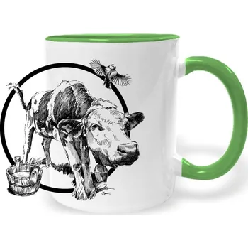 Hrnek - Tele Barva: Zelená