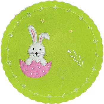 Domácí teploměr Plstěné velikonoční prostíraní ø 35 cm, 1 ks Nové