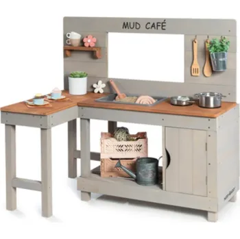Dětská kuchyňka MUDDY BUDDY ® venkovní kuchyňka Mud Café šedá