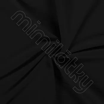 Černá teplákovina počesaná 330 g