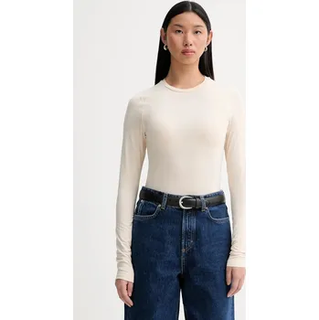 Pánské tričko Tričko s dlouhým rukávem G-Star Crew slim D27964.E299 béžová 01X, vel. XL