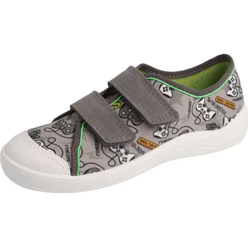 Dívčí obuv Dětské chlapecké tenisky 772y Befado, šedé, plátěnky skate Velikost: 36