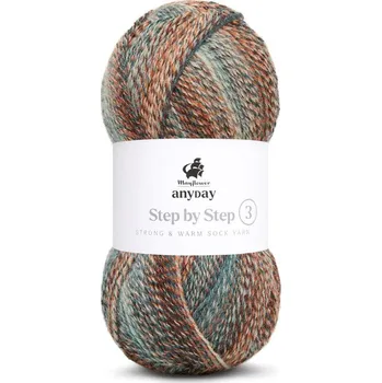 Příze Příze Mayflower Anyday Step by Step 3 braun-rost-eukalyptus-sahne 002