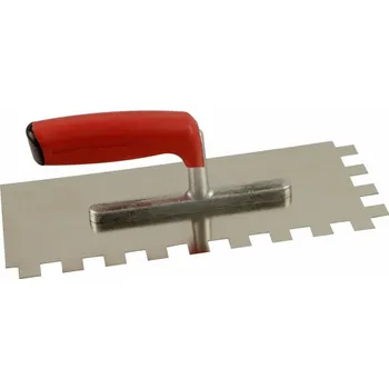 Zednické hladítko Hladítko Kaufmann nerezové zubaté E15 280 x 130 x 0,70 mm