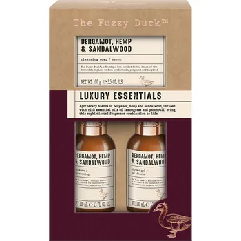 Kosmetická sada Dárková sada péče o pleť, tělo a vlasy Bergamot, Konopí & Santalové dřevo Baylis & Harding - 3 ks