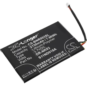 Baterie k notebooku Baterie Cameron Sino CS-BNR003SL pro Barnes & Noble Simple Touch 6" - neoriginální