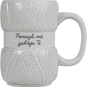 Pletený hrnek - Pomazli mě