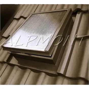 Střešní okno KMB HODONKA kovové 500x600mm - hnědá (Střešní vikýř (výlez) pro KM Beta Hodonka, Bramac Moravská, 50x60 cm Střešní vikýř (výlez) pro KM Beta Hodonka, Bramac Moravská, 50x60cm)