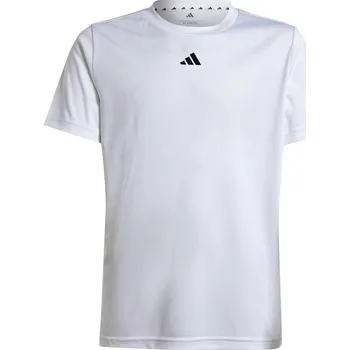 Dětské Tričko s krátkým rukávem ADIDAS J TR-ES T IW0853 – Bílá 140