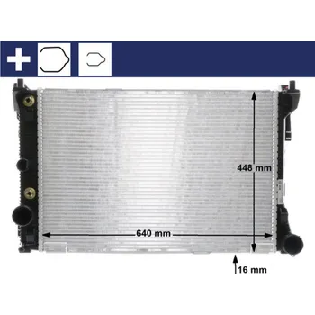 Chladič motoru Chladič, chlazení motoru MAHLE CR 988 000S