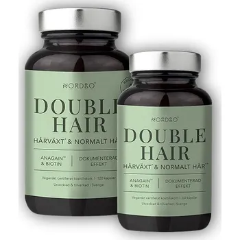 Nordbo Double Hair 120 kapslí + 60 kapslí ZDARMA (Vlasy)
