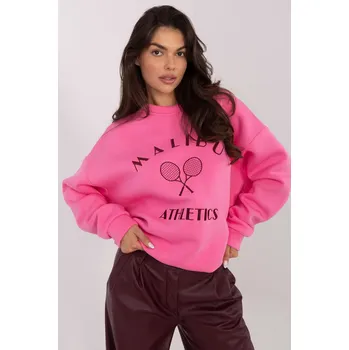 Dámská mikina FPrice Oversize mikina Malibu růžová Velikost: UNI