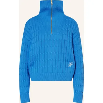 Dámský svetr Tommy Hilfiger Dámský Troyer, modrá, 44