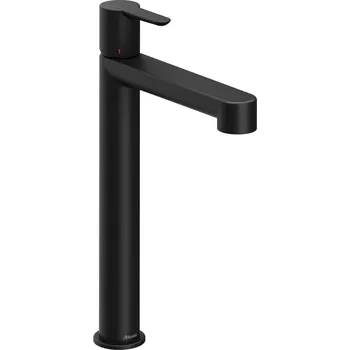 Vodovodní baterie RAVAK Baterie Ravak Puri umyvadlová, stojánková 322 mm, bez výpusti, černá, X070182 X070182