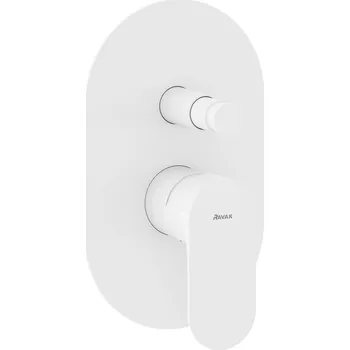 Vodovodní baterie RAVAK Baterie Ravak Eleganta EL 061.00 podomítková 2-cestná, s tělesem, bílá mat, X070261 X070261