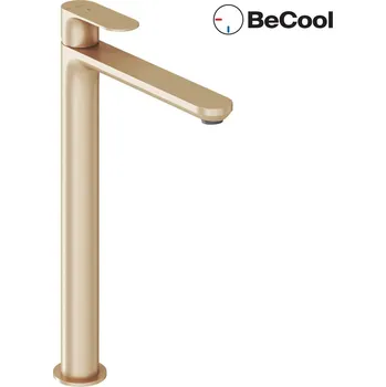 Vodovodní baterie RAVAK Baterie Ravak Eleganta EL015.00 umyvadlová, stojánková 335 mm s funkcí BeCool, bez výpusti, růžové zlato, X070423 X070423