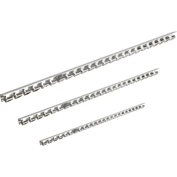 Hřebenová lišta pro lamelové clony, nerez AISI 304 - 200 cm